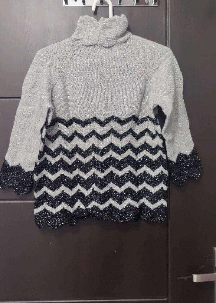 Woollen High Neck Pullover