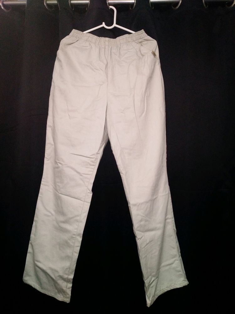 unisex beige trousers