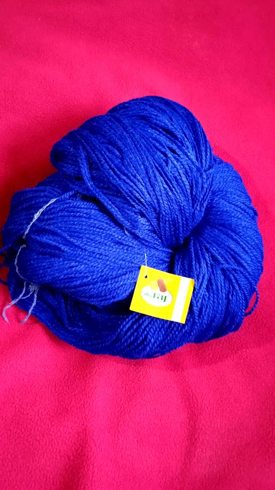 Royal Blue colour yarn