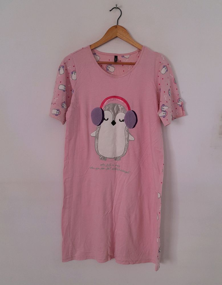 Pink Nightwear Dress (Women's)