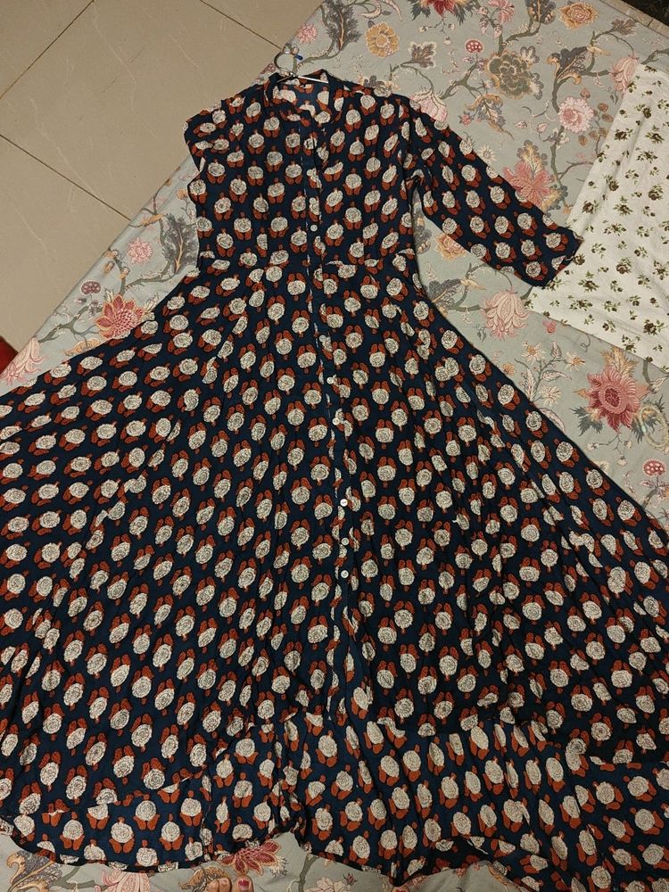 Premium Cotton Block Print Dress