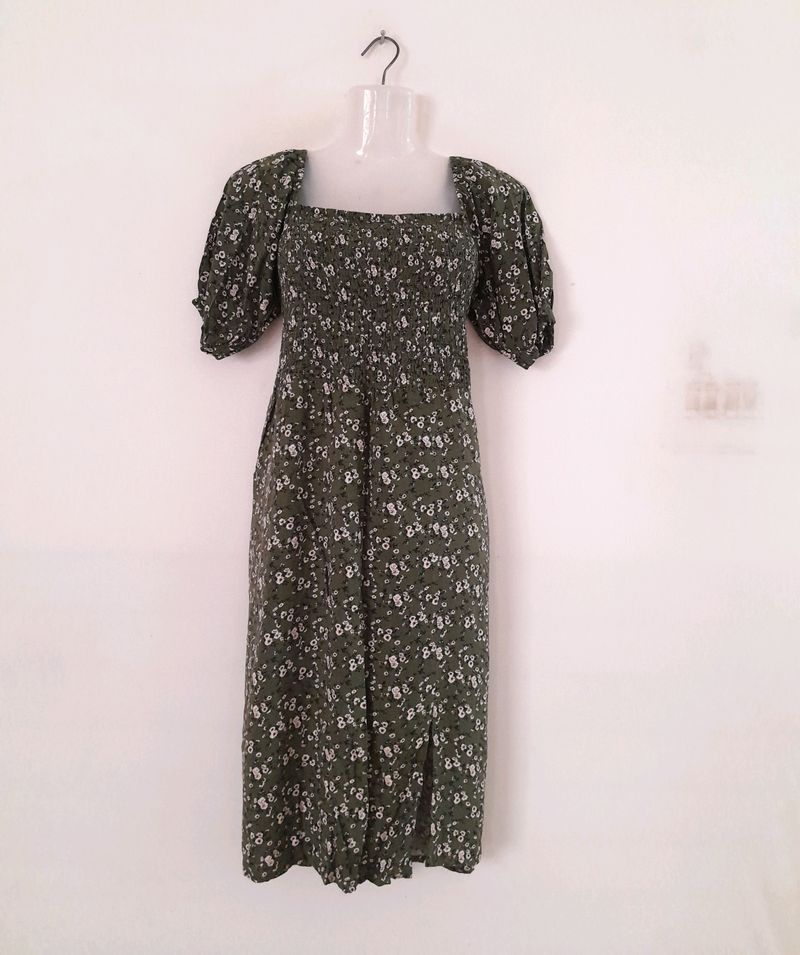 Olive Casual Dress (Women's)