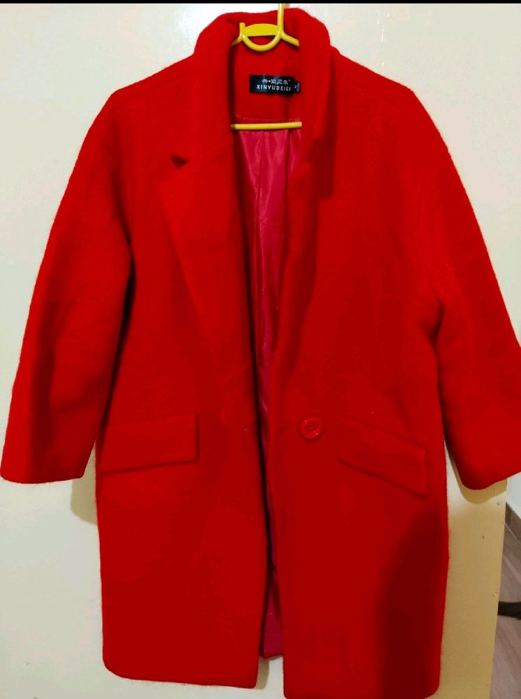 Women's Red Winter Coat