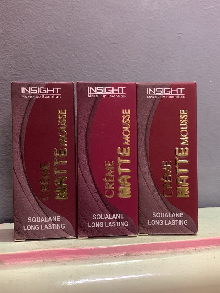 Insight Cosmetics Creme Matte Mousse Lipsticks