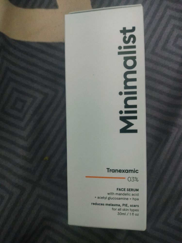 Minimalist Tranexamic Acid