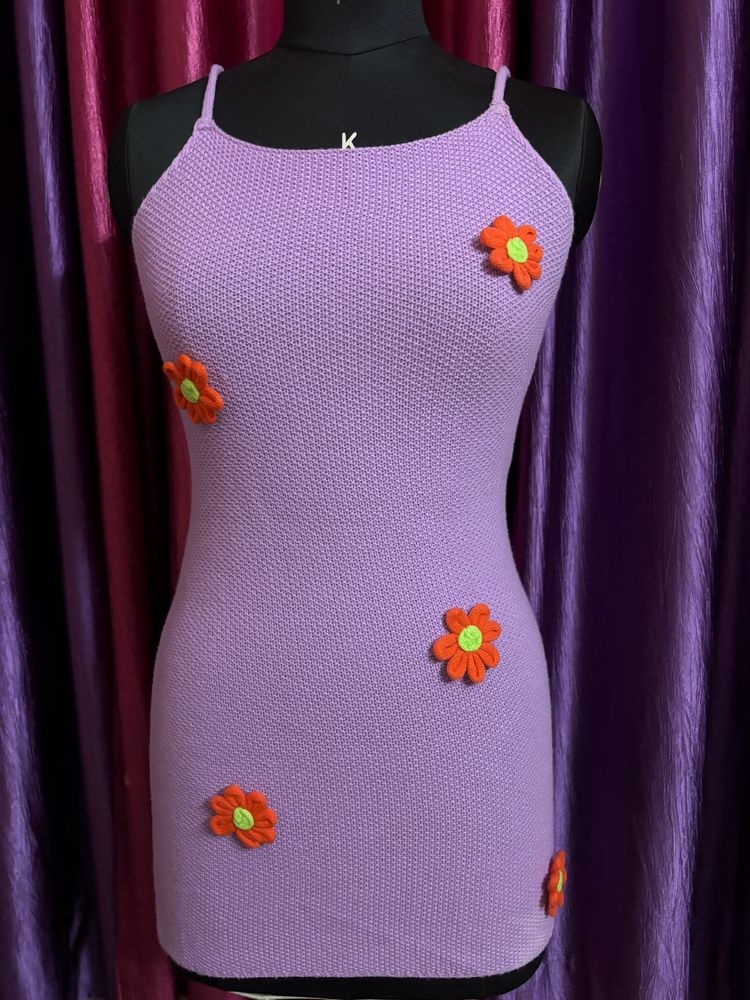 Lilac Mini Dress💜🧡