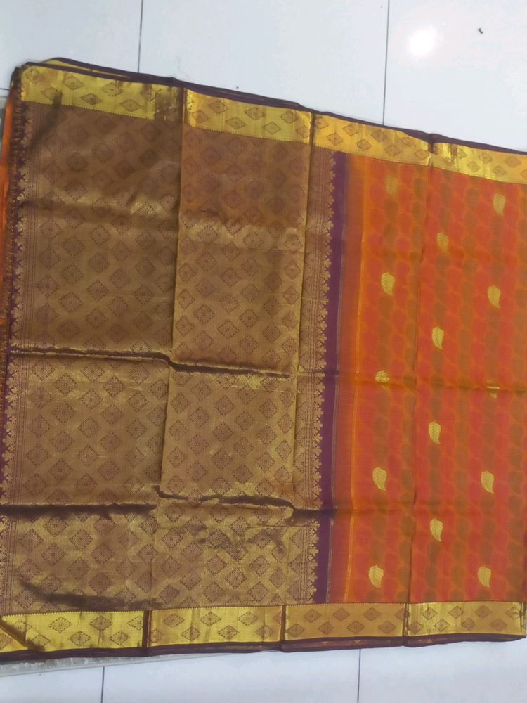 Pure Kanjeevaram/ Kanchipuram Silk Saree