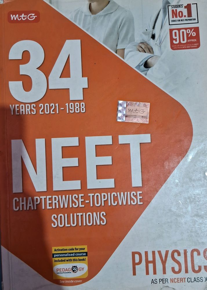 NEET Physics mtg 34 Years Pyqs Book[2021]