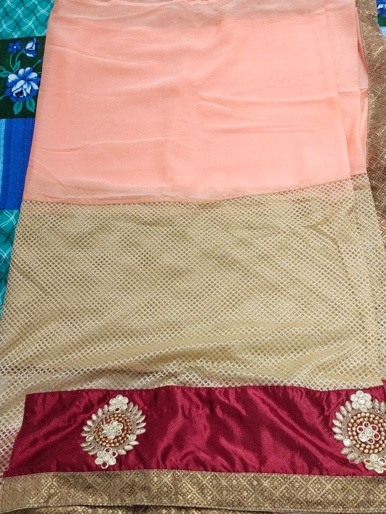 Net Work Saree