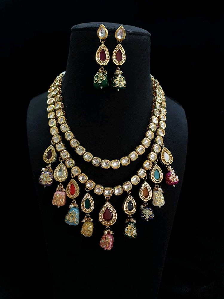 Kundan Jewellery Set