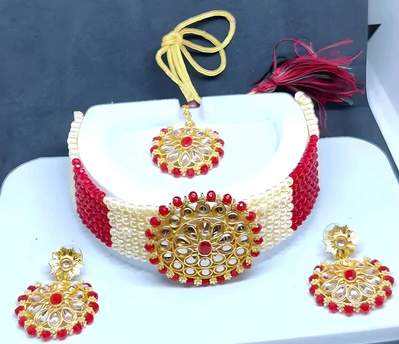 Choker Necklace Set For Women