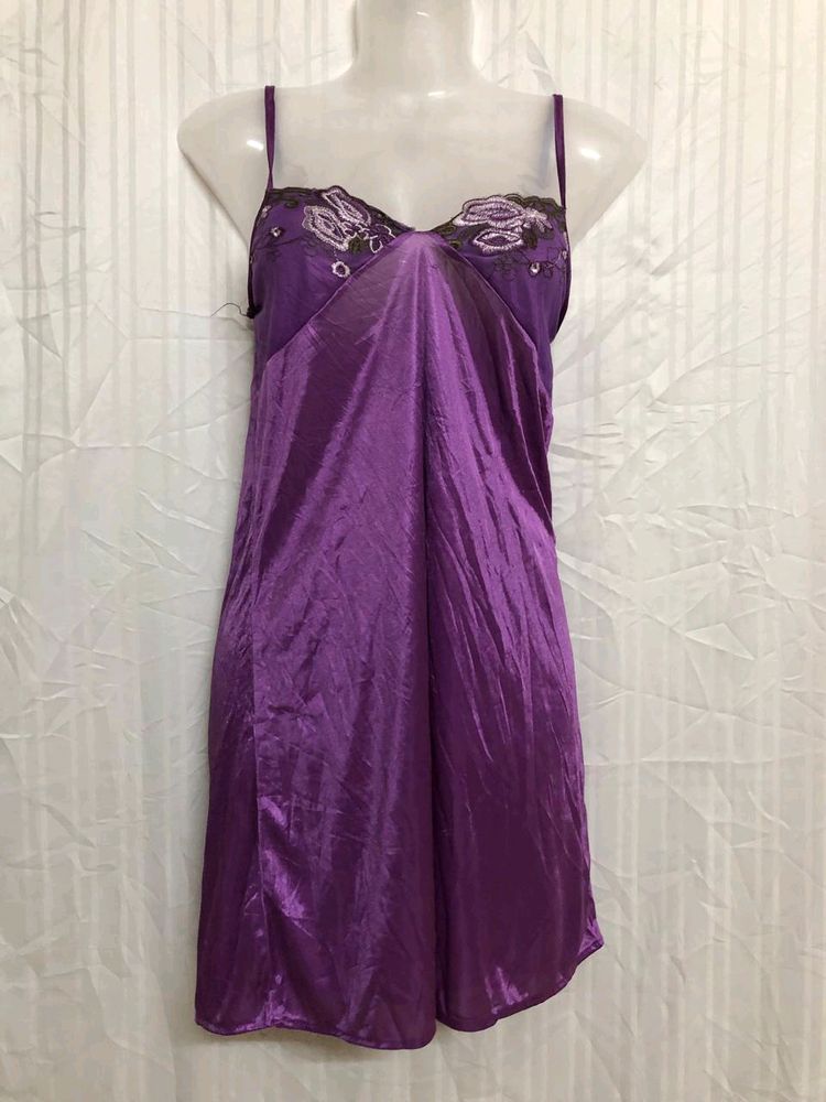 Purple Mini Sleevless Dress