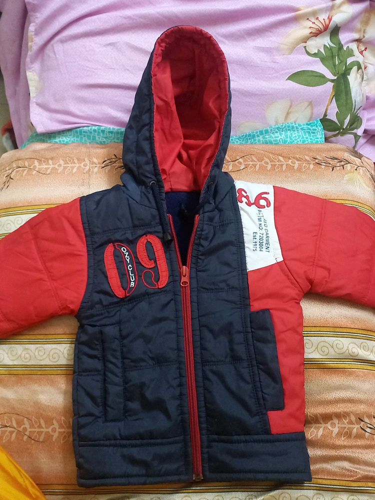 Black And Red Kids Jacket