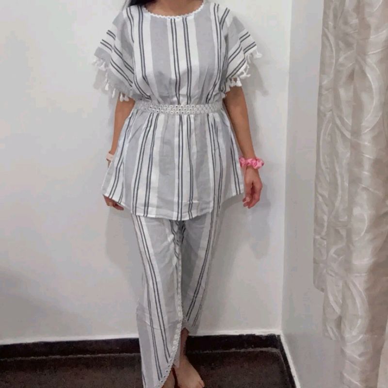 Beautiful Striped Co-ord Set