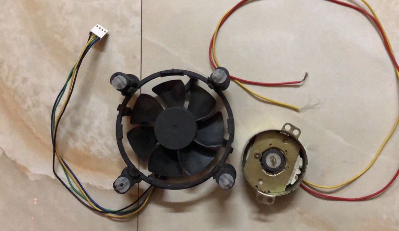 cpu Fan And Sincronize Motor