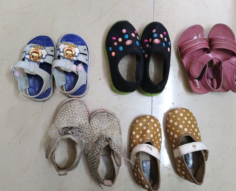 Used Baby Girl Shoes Bellies And Sandal