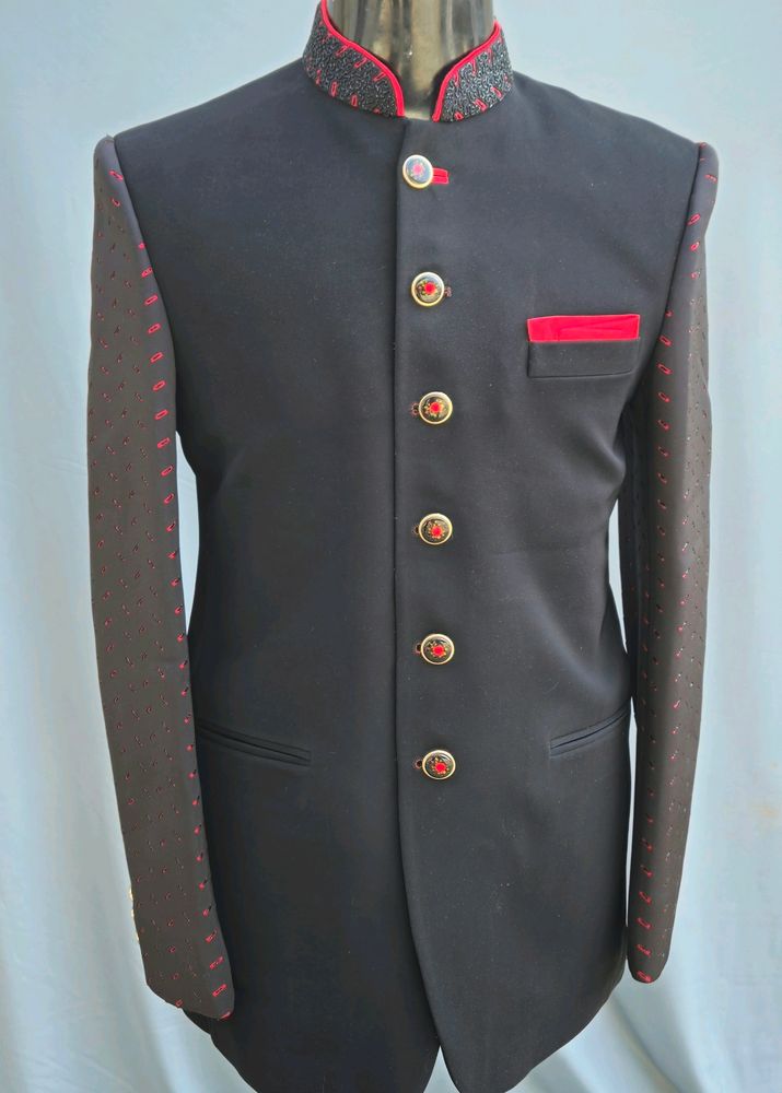 Jodhpuri Black Blazer