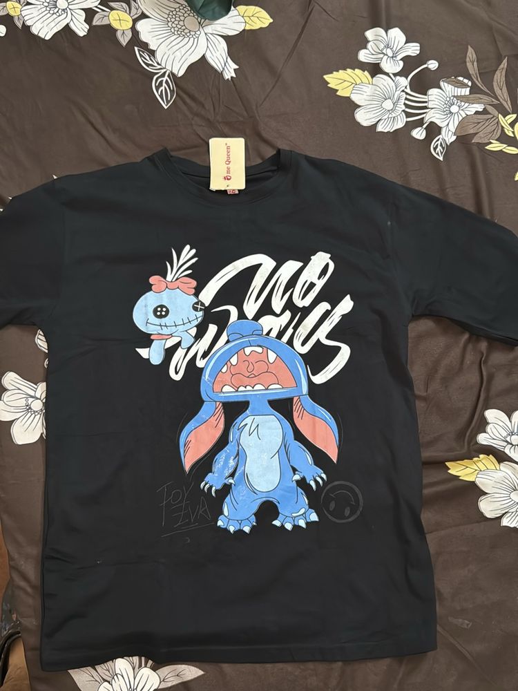 Stitch Oversized T-Shirt (S Size)