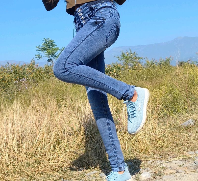 High Waist Skinny Fit Jeans