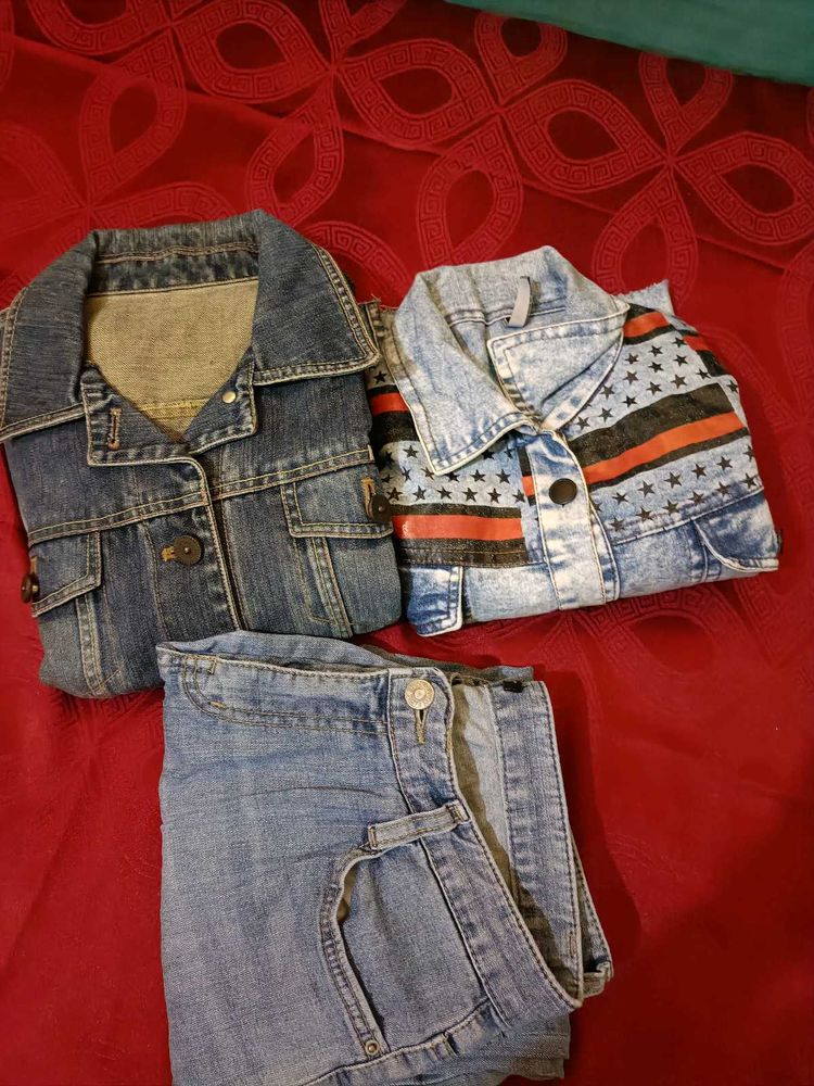 🧥 Two Jacket With Jeans 😄😄🆓 Free