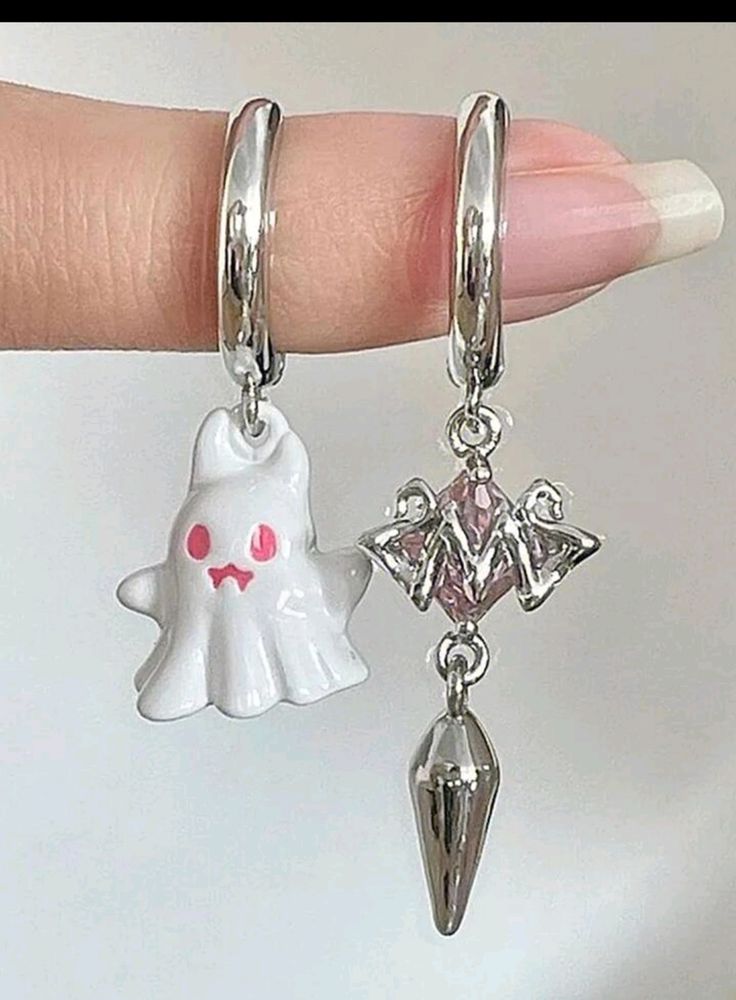 Y2k Imported Ghost Earrings 😭👻🎀🩰💝