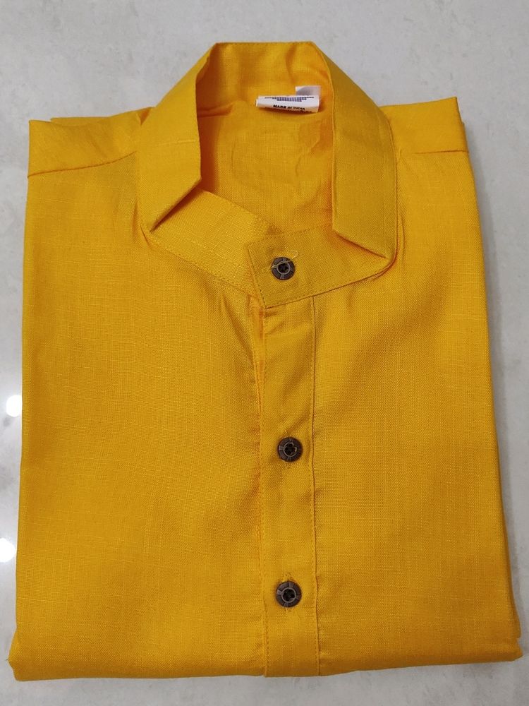 Yellow Kurta Wedding