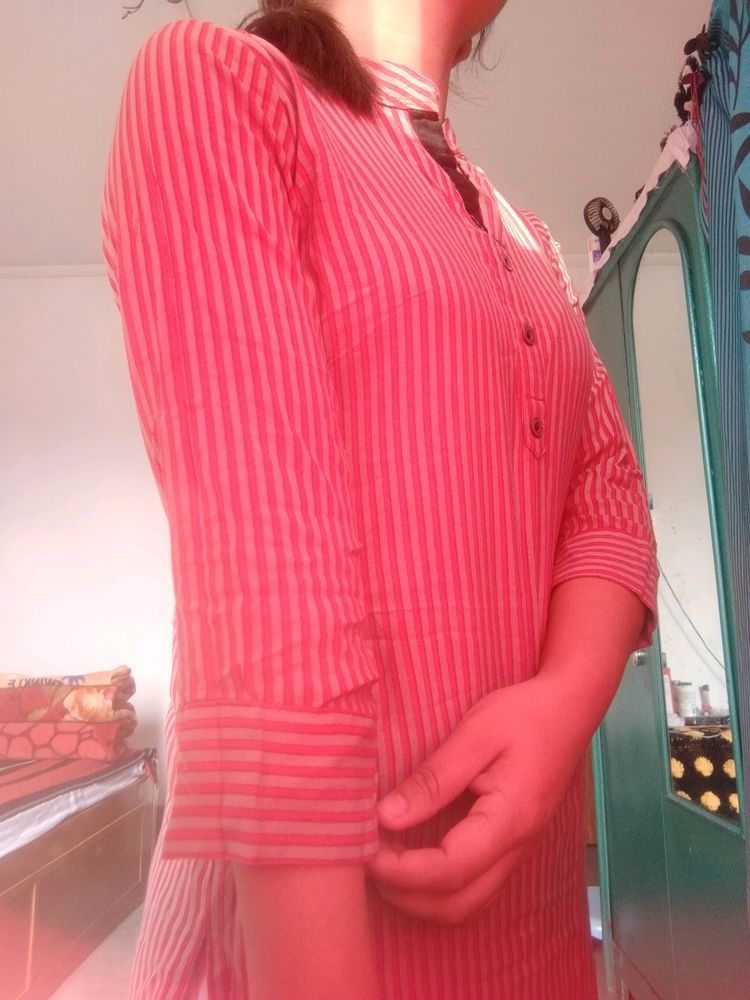 Striped Long Kurthi