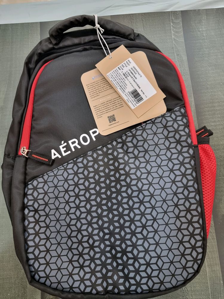 Aeropostale Backpack Black & Red