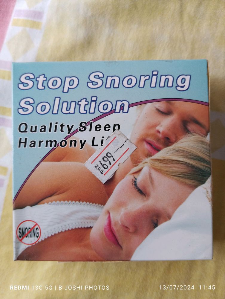 Stop Snoring Solution