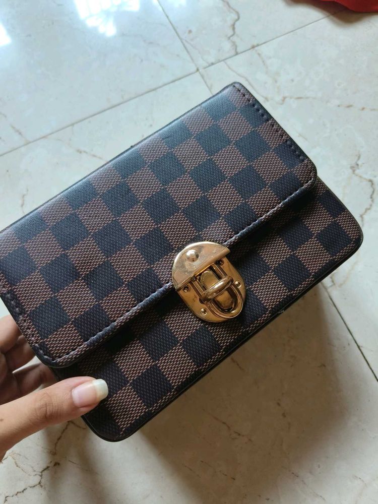 Brown Hand Clutch