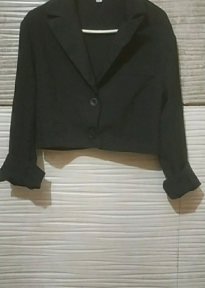 Crop Blazer For Girls