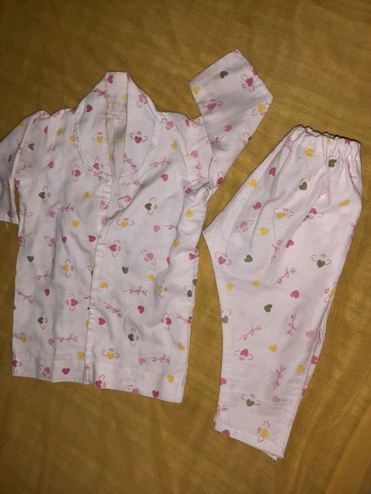 Hand Made Baby Girl Night Suit 😉❣️