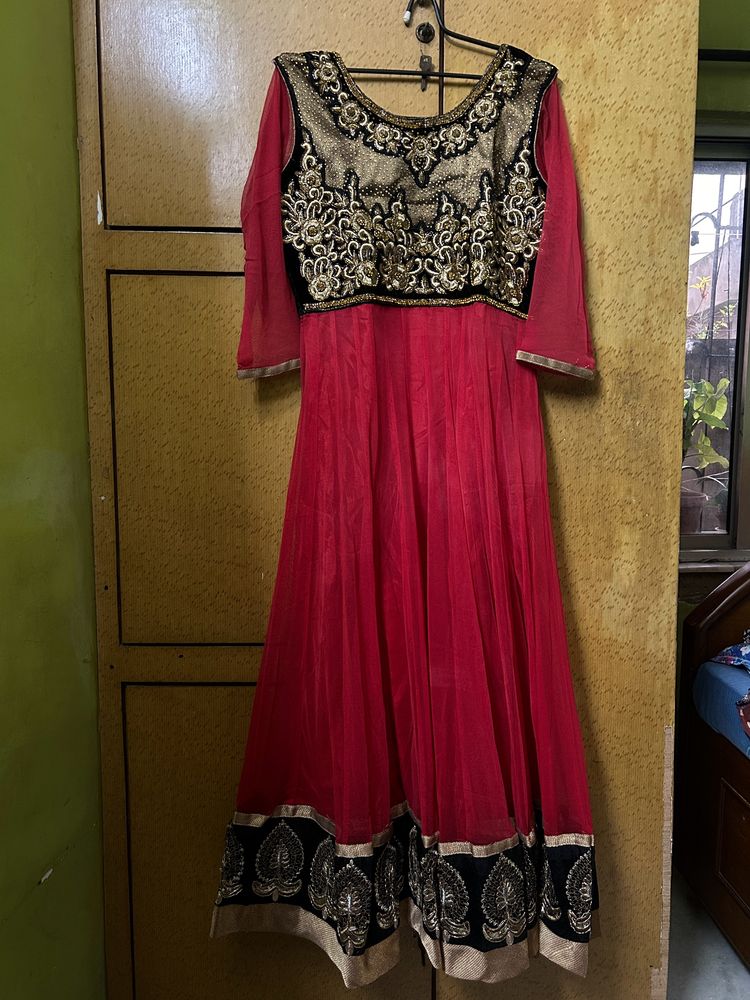 Ethnic Anarkali With Dupatta