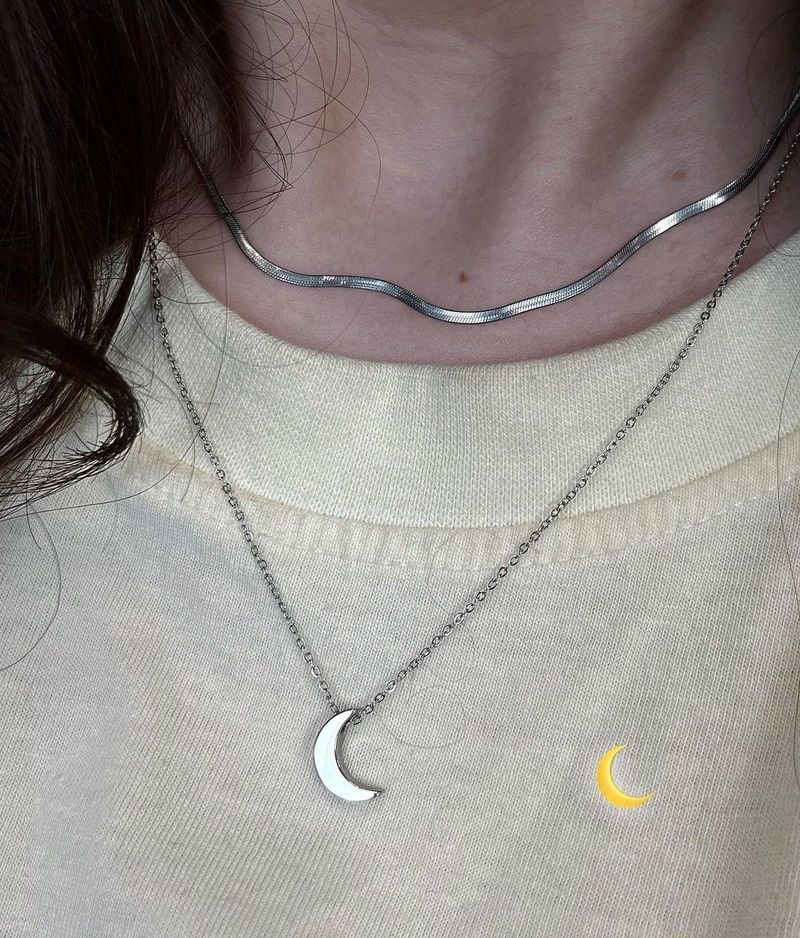 Moon Snake Necklace