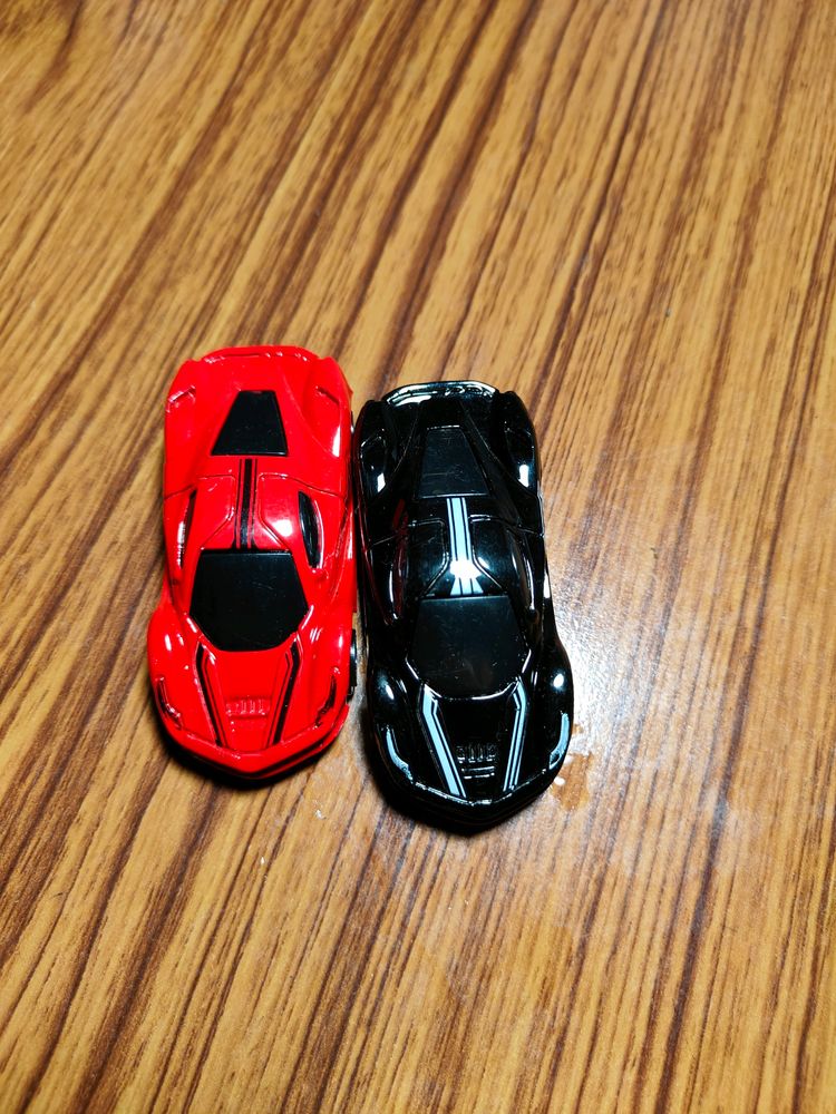 Hot wheels Car Two Ferrari Red And Black