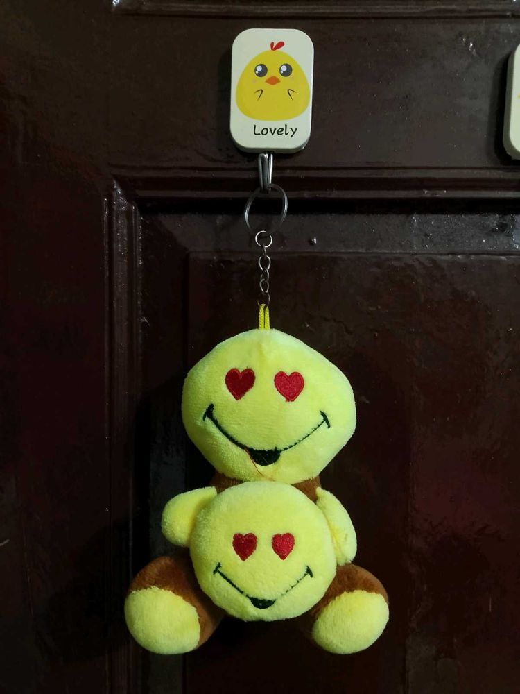 Yellow and Brown Colour Key Chain