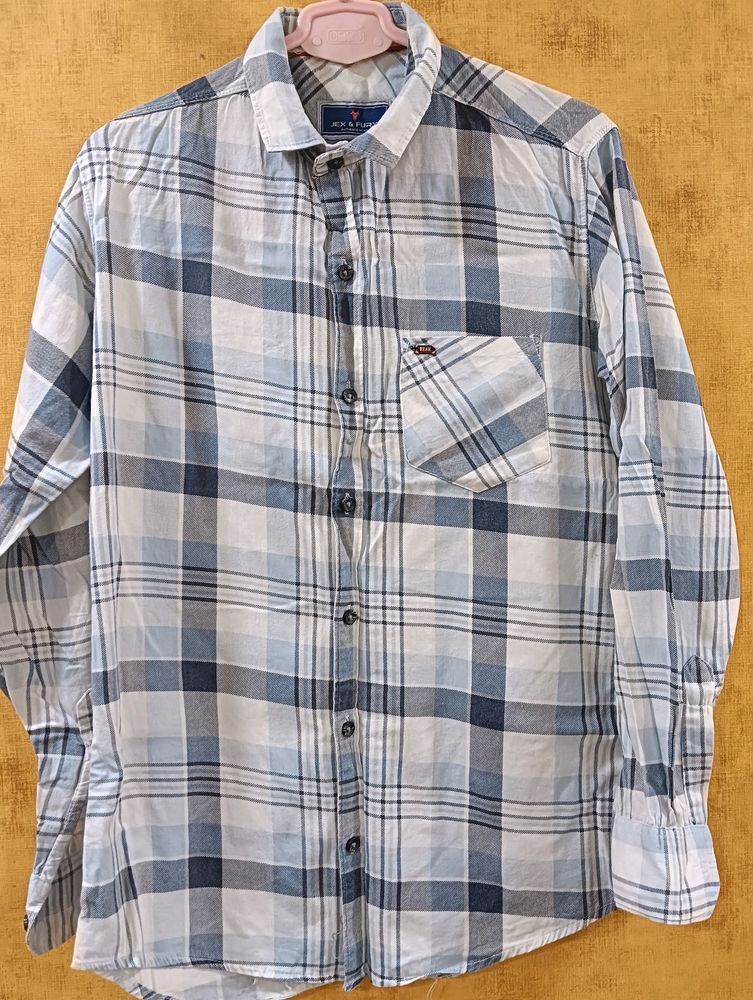 Multicolor Checks Full Sleeves Cotton Shirt