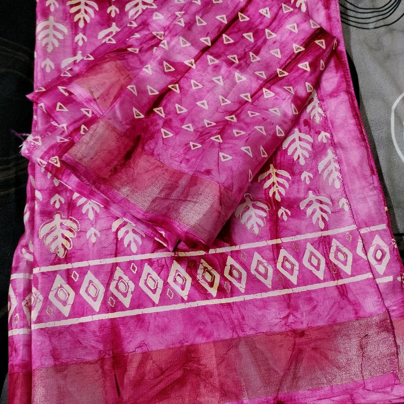 New Saree With Blouse Piece