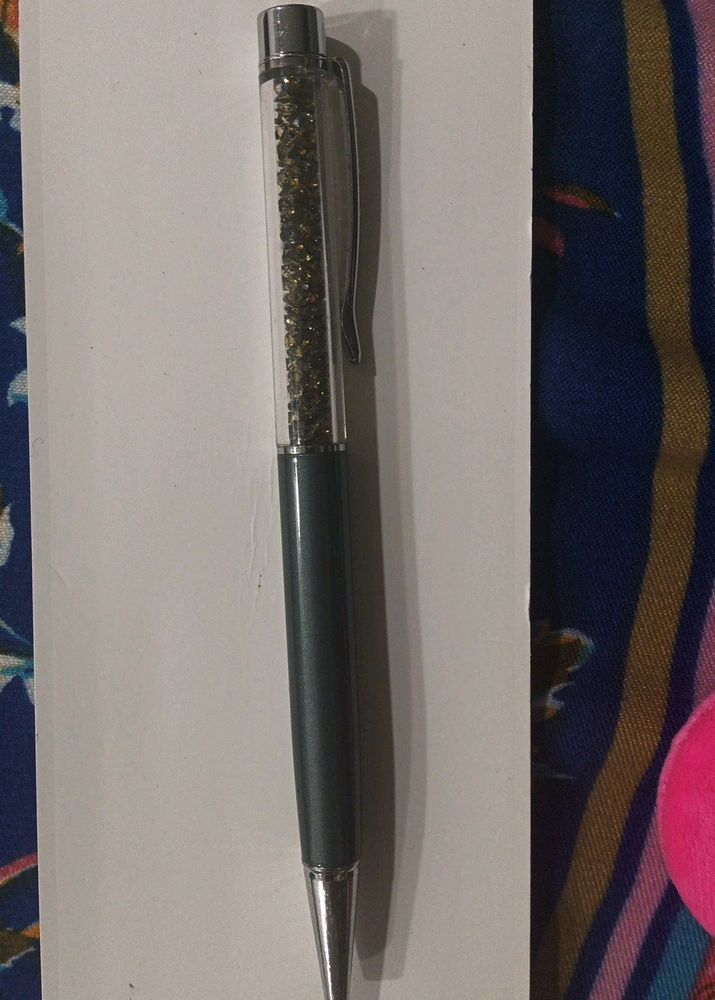 Grey Swarovski Brand Crystal   Imported Pen