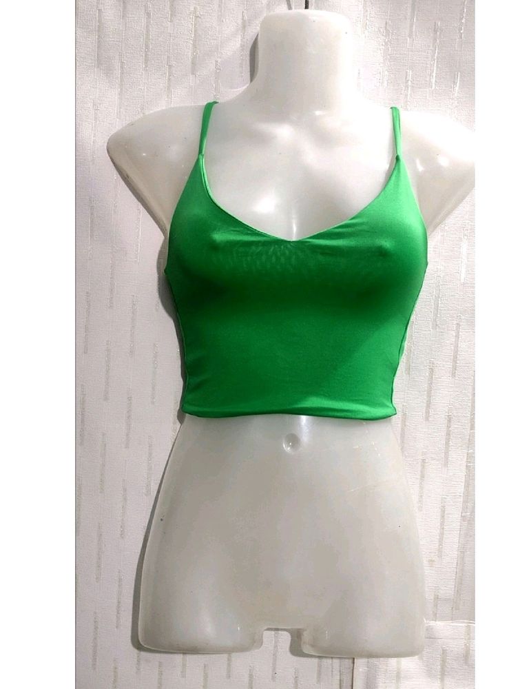 Fitted Crop Top For Girls L/15