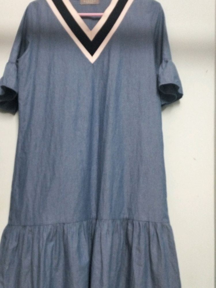 Korean Denim Dress