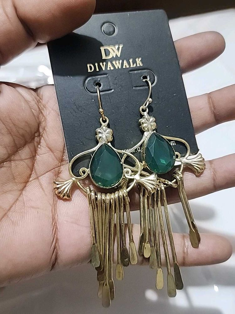 Green Earrings