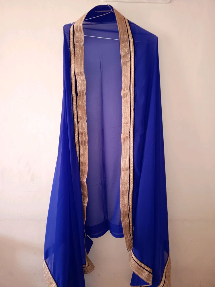 Blue Dupatta