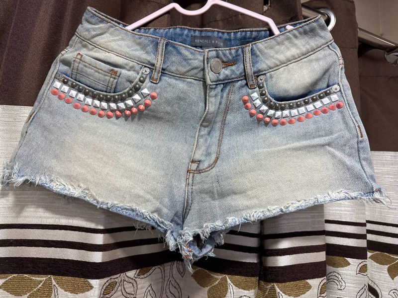 Kendall & Kylie High-Rise Denim Shorts