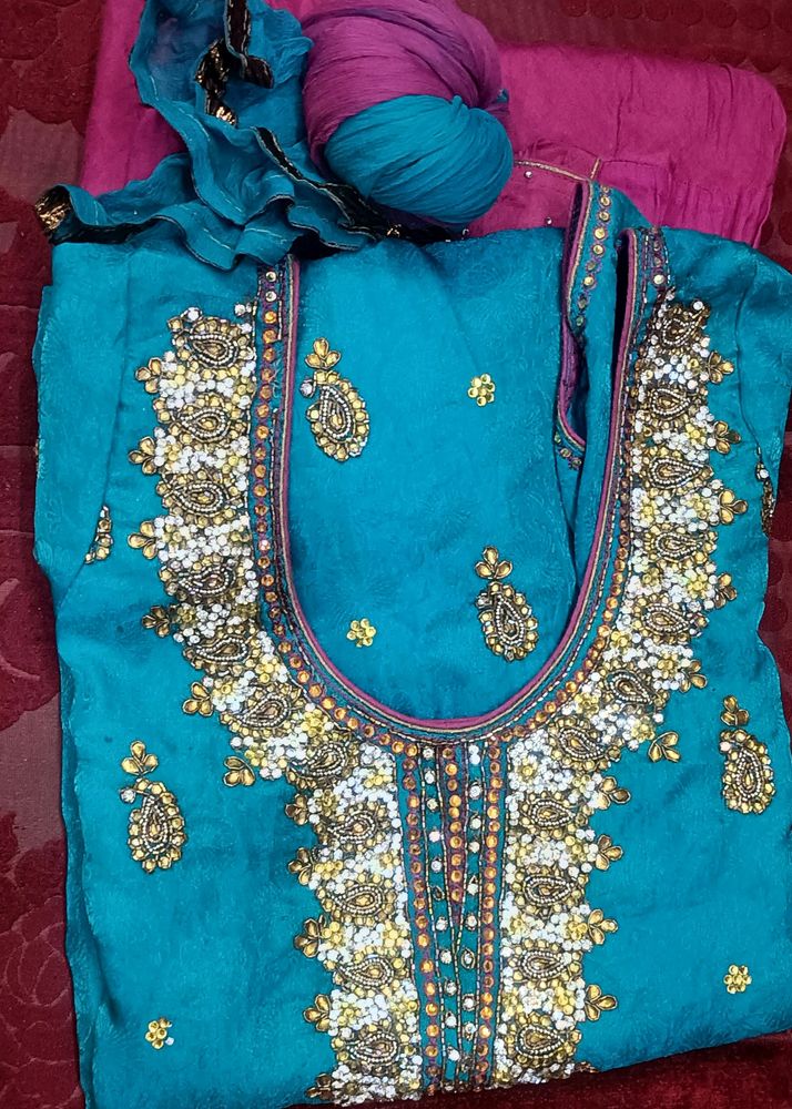 Stitched Kurta Salwar Set With Dupatta