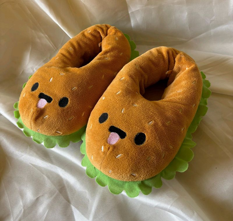 Hamburger Room Slippers By FOREVER 21