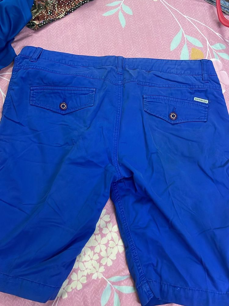 Breakbounce Blue Shorts 34 Inches