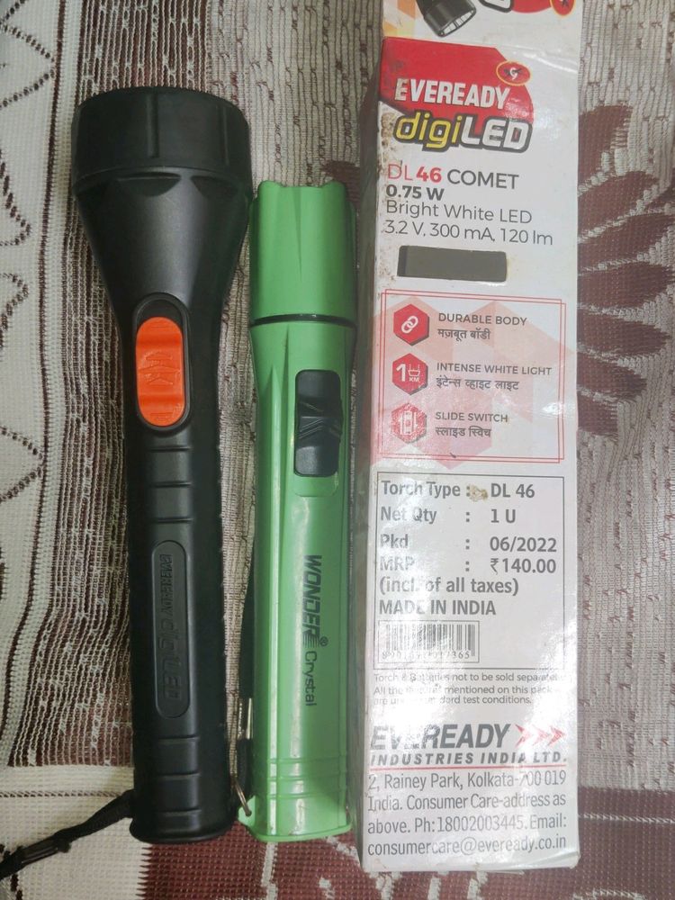 2brand New Torch Without Cell Battery