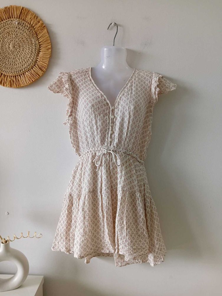 Olivaceous Boho Dress