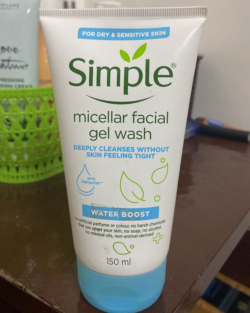 Simple Micellar Facial Gel Wash